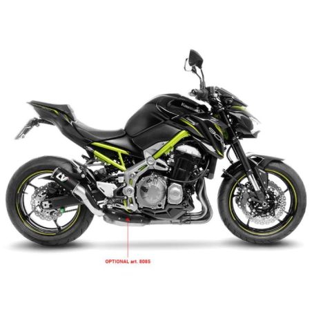 LE15402B Scarico - Silenziatore LV Corsa Black Edition KAWASAKI Z 900 E (70 kW) 900 2017 2019 LEOVIN