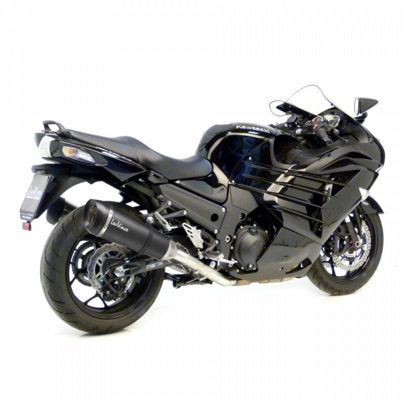 LE8717S Scarico - Silenziatore Factory S - Carbonio KAWASAKI ZZR 1400 1400 2012 2015 LEOVINCE