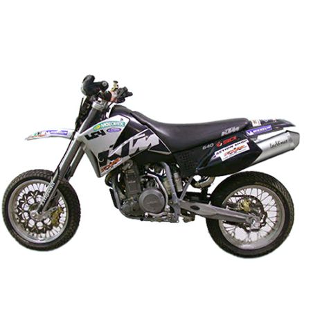 LE3940E Scarico - Silenziatore X3 KTM 640 E-start 625 2002 2003 LEOVINCE