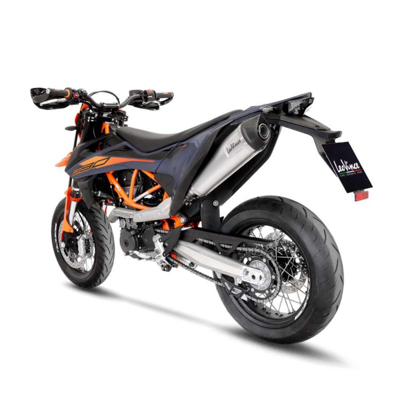 LE14363EK Scarico - Silenziatore LV One Evo - Inox KTM 690 Enduro R 655 2019 2024 LEOVINCE