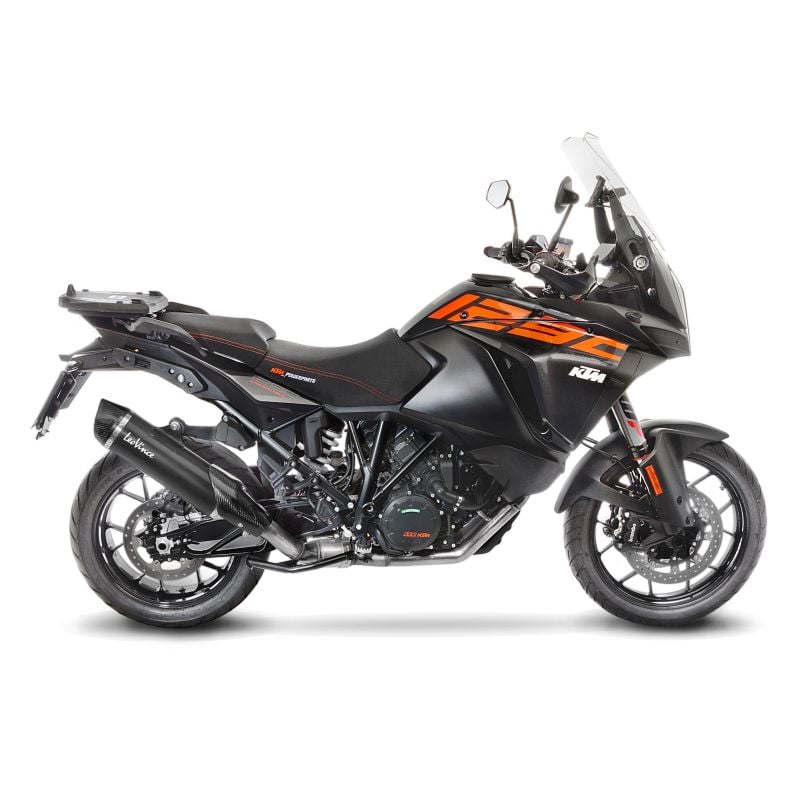 LE14045 Scarico - Silenziatore Nero KTM Adventure 1090 R 1090 2017 2019 LEOVINCE