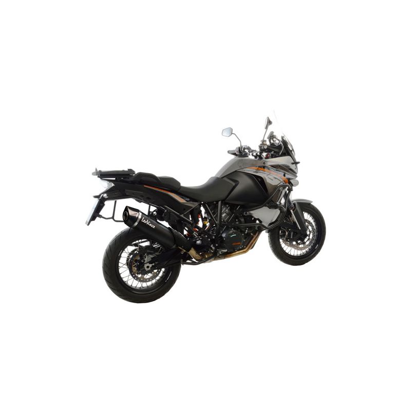 LE14033 Scarico - Silenziatore Nero KTM Adventure 1190 R 1190 2013 2016 LEOVINCE