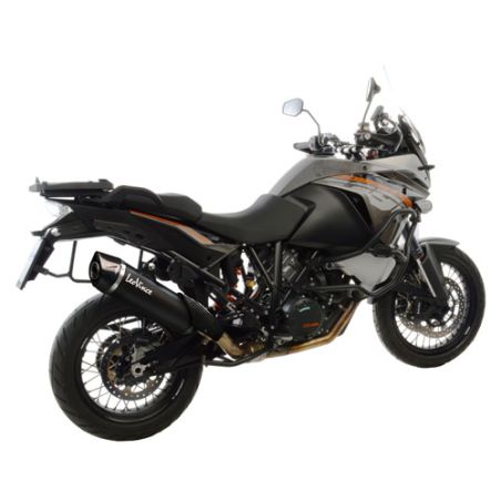 LE14033 Scarico - Silenziatore Nero KTM Adventure 1190 R 1190 2013 2016 LEOVINCE