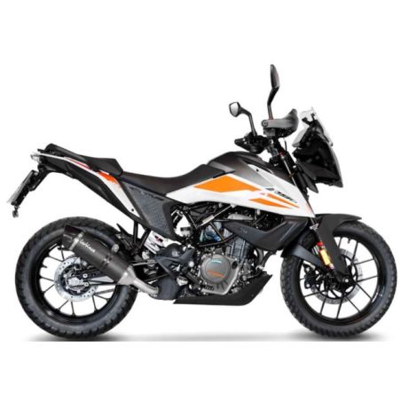 LE14347E Scarico - Silenziatore LV One Evo - Carbonio KTM Adventure 390 390 2020 2023 LEOVINCE
