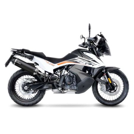 LE14063 Scarico - Silenziatore Nero KTM Adventure 790 (E5) 790 2023 2024 LEOVINCE