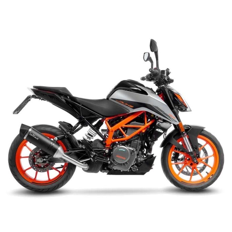 LE14394E Scarico - Silenziatore LV One Evo - Carbonio KTM Duke 125 (to 2023) 125 2021 2023 LEOVINCE