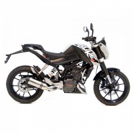LE8725 Scarico - Silenziatore LV One - Inox KTM Duke 200 200 2012 2018 LEOVINCE