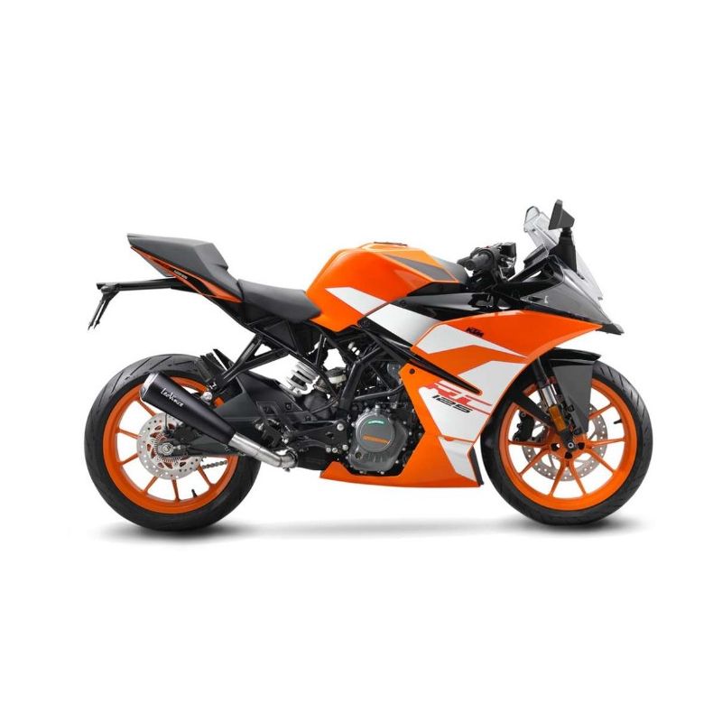 LE15116U Scarico - Silenziatore GP One Racing - Inox KTM Duke 390 (to 2023) 390 2017 2020 LEOVINCE