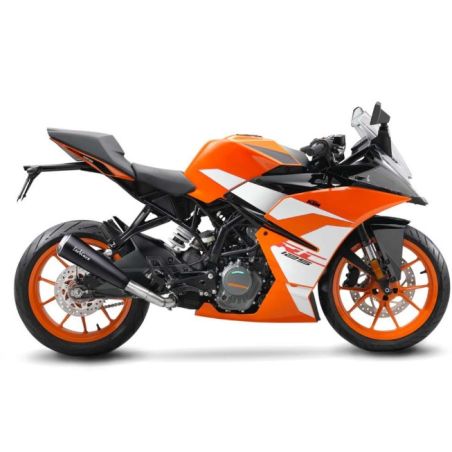 LE15116U Scarico - Silenziatore GP One Racing - Inox KTM Duke 390 (to 2023) 390 2017 2020 LEOVINCE