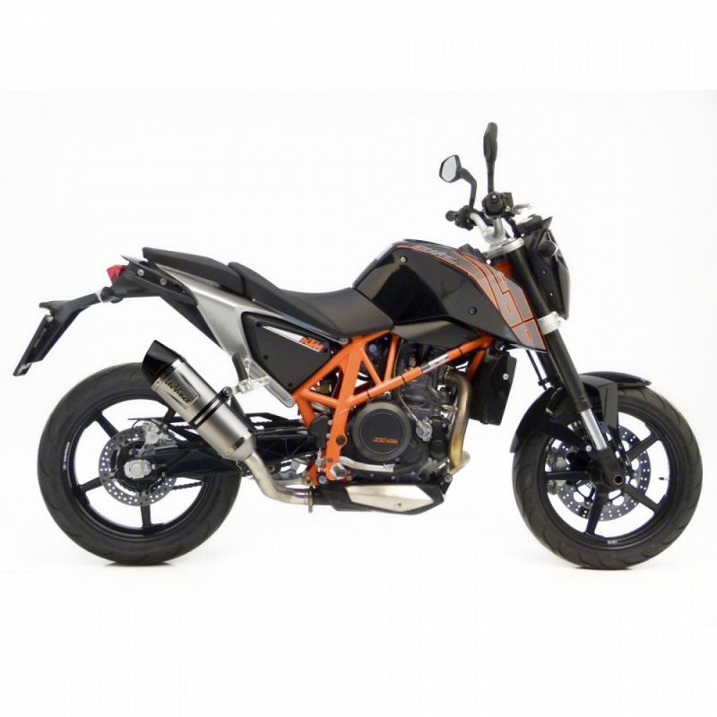 LE8702E Scarico - Silenziatore LV One Evo - Inox KTM Duke 690 ABS 690 2012 2015 LEOVINCE