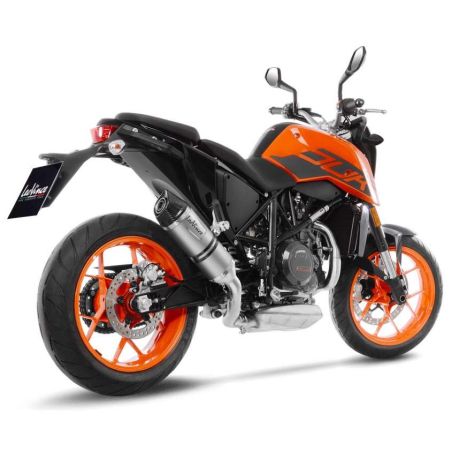 LE14302E Scarico - Silenziatore LV One Evo - Inox KTM Duke 690 R 690 2016 2019 LEOVINCE