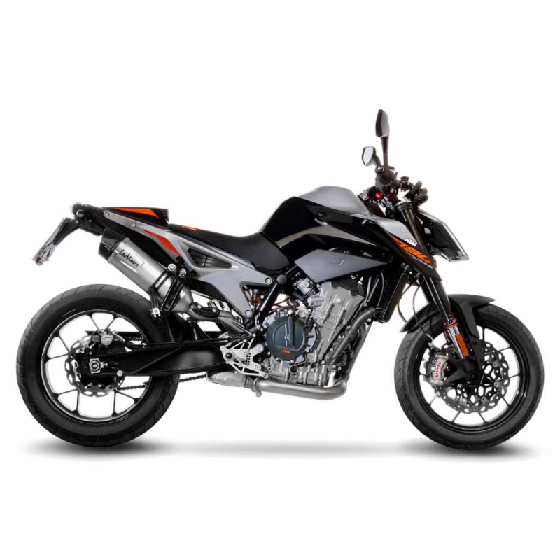 LE14253E Scarico - Silenziatore LV One - Inox KTM Duke 890 R 890 2020 2023 LEOVINCE