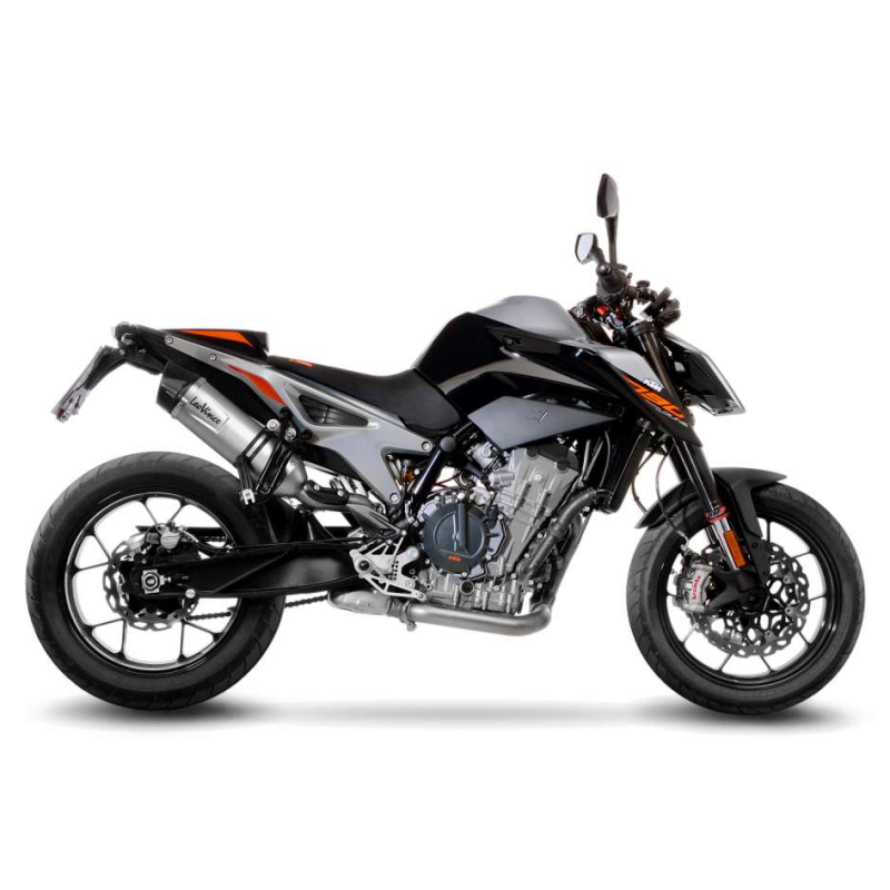 LE14253E Scarico - Silenziatore LV One - Inox KTM Duke 890 R 890 2020 2023 LEOVINCE