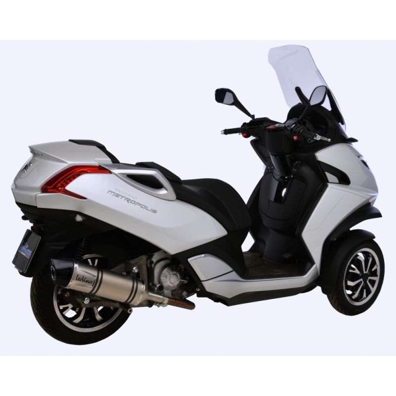 LE14108E Scarico - Silenziatore LV One Evo - Inox PEUGEOT Metropolis 400 400 2013 2016 LEOVINCE