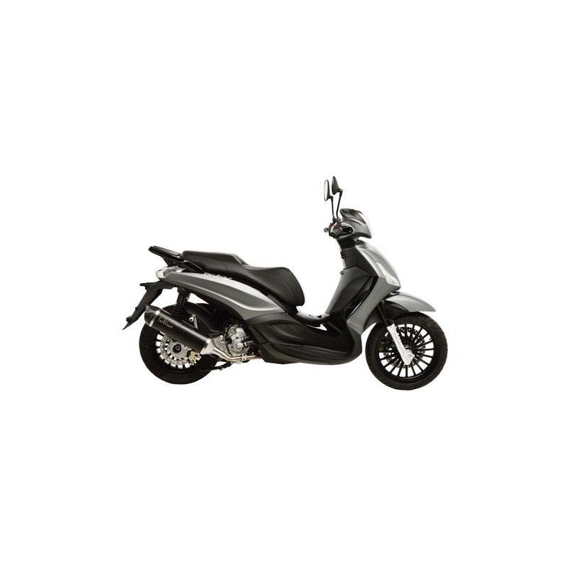 LE14024 Scarico - Silenziatore Nero PIAGGIO Beverly 300 300 2010 2016 LEOVINCE