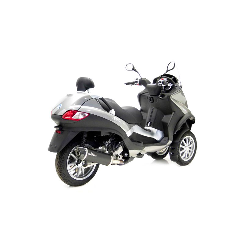 LE14005 Scarico - Silenziatore Nero PIAGGIO MP3 500 RL Touring 500 2011 2012 LEOVINCE