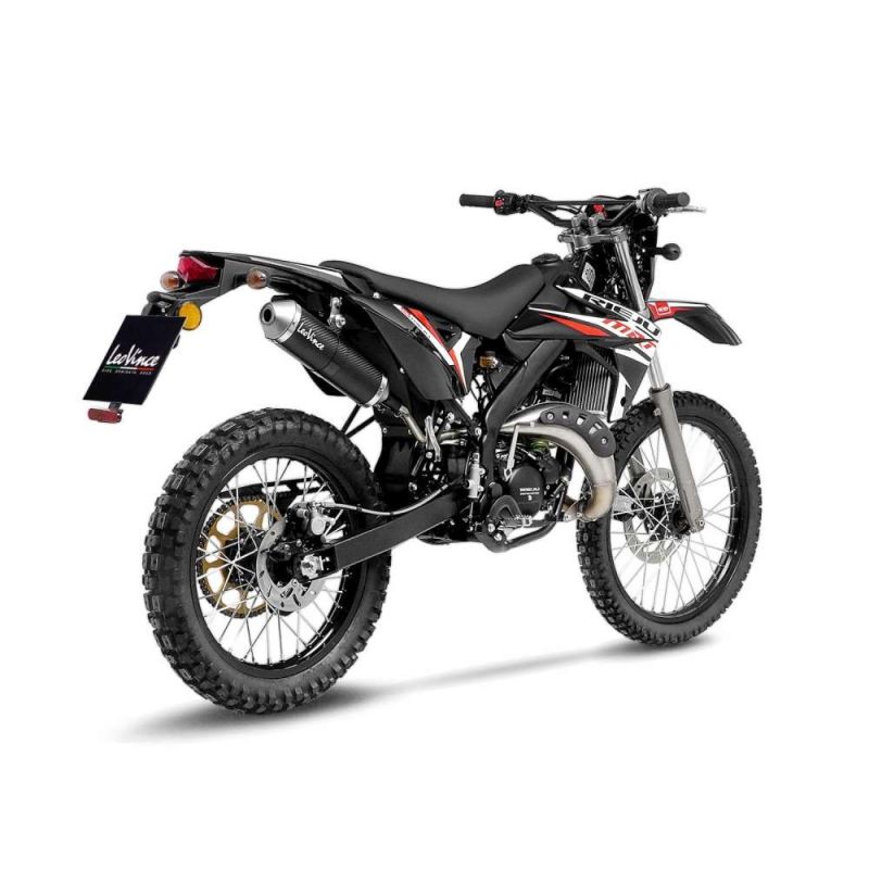 LE17003 Scarico - Silenziatore X-Fight Carbon Rieju MRT 50 / PRO / SM PRO 50 2021 2023 LEOVINCE