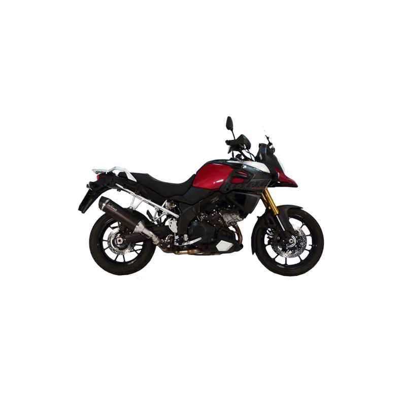 LE14012 Scarico - Silenziatore Nero SUZUKI V-Strom 1000 1000 2014 2016 LEOVINCE