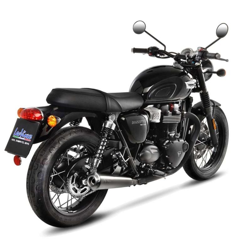 LE15002 Scarico - Silenziatore Classic Racer TRIUMPH Bonneville T100 900 900 2017 2018 LEOVINCE