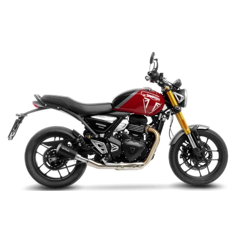LE15268BU Scarico - Silenziatore LV-10 Black Edition Race TRIUMPH Scrambler 400 X 400 2024 2024 LEOV