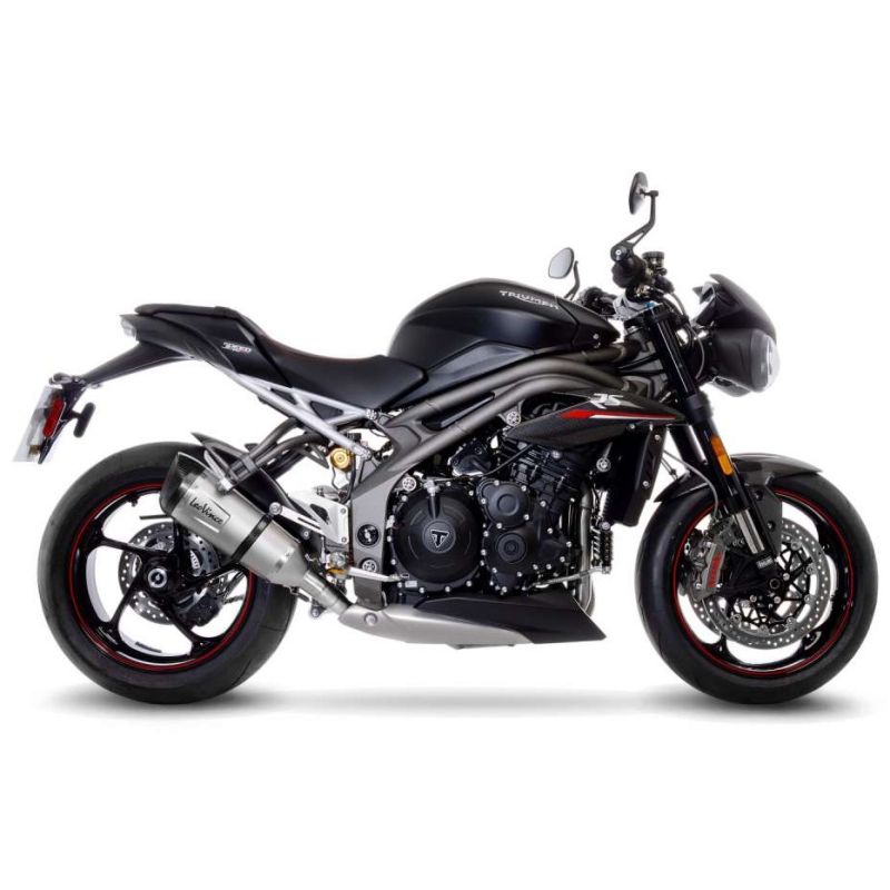 LE14279S Scarico - Silenziatore Factory S - Inox TRIUMPH Speed Triple 1050 S ABS 1050 2018 2019 LEOV