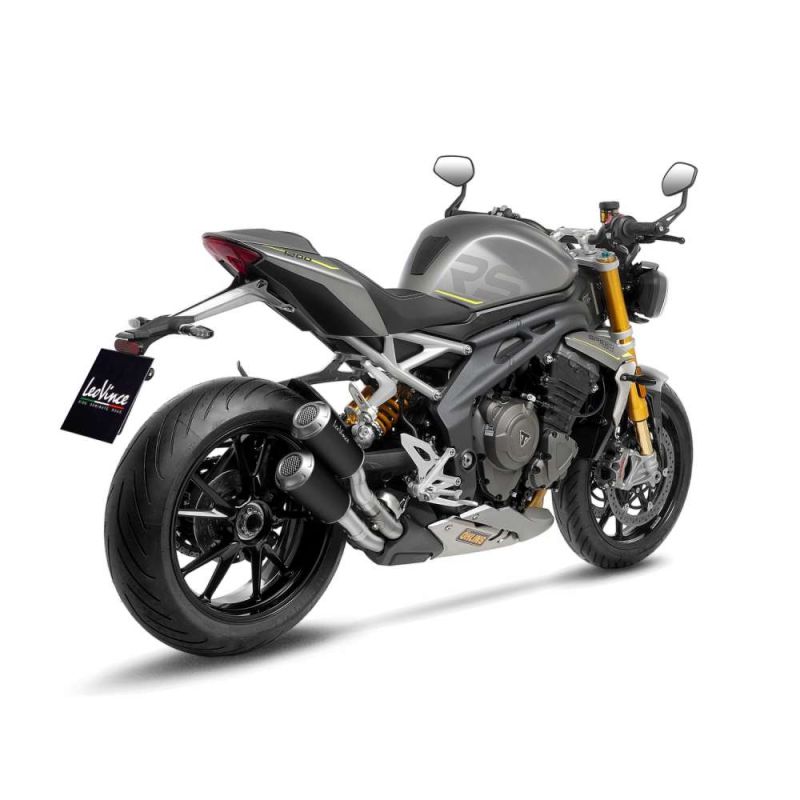 LE15247B Scarico - Silenziatore LV-10 Black Edition TRIUMPH Speed Triple 1200 RR 1200 2022 2024 LEOV