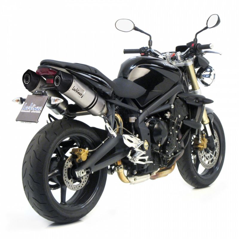 LE8567E Scarico - Silenziatore LV One Evo - Inox TRIUMPH Street Triple 675 675 2007 2012 LEOVINCE