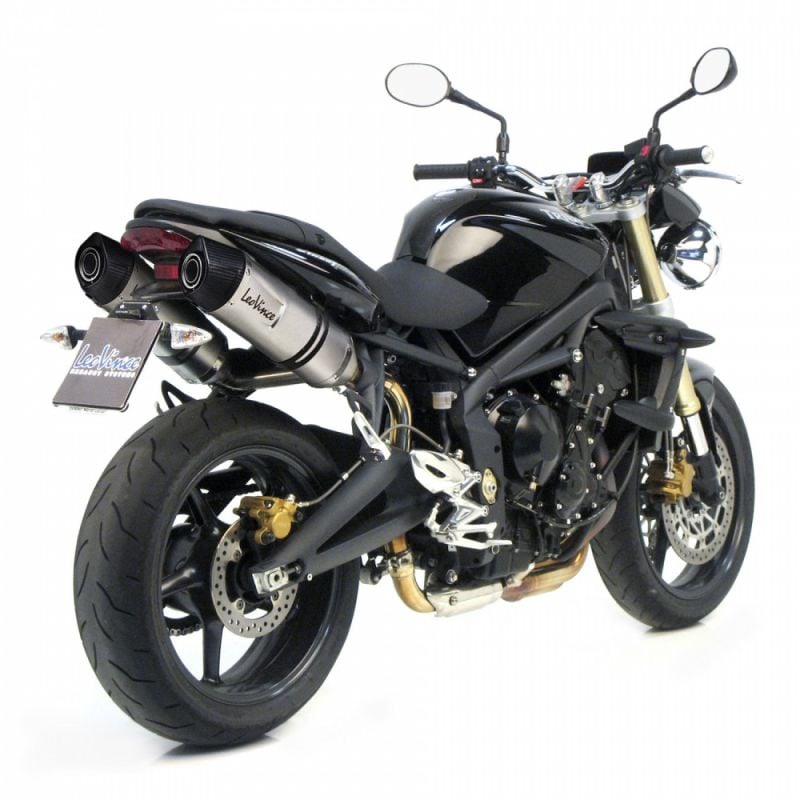 LE8567E Scarico - Silenziatore LV One Evo - Inox TRIUMPH Street Triple 675 R 675 2011 2012 LEOVINCE