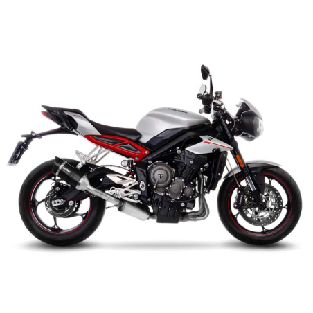LE14287E Scarico - Silenziatore LV Pro - Carbonio TRIUMPH Street Triple 765 R 765 2017 2022 LEOVINCE