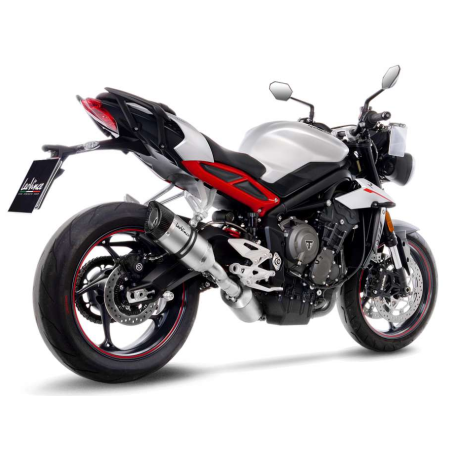 LE14286E Scarico - Silenziatore LV Pro - Inox TRIUMPH Street Triple 765 RS 765 2017 2024 LEOVINCE