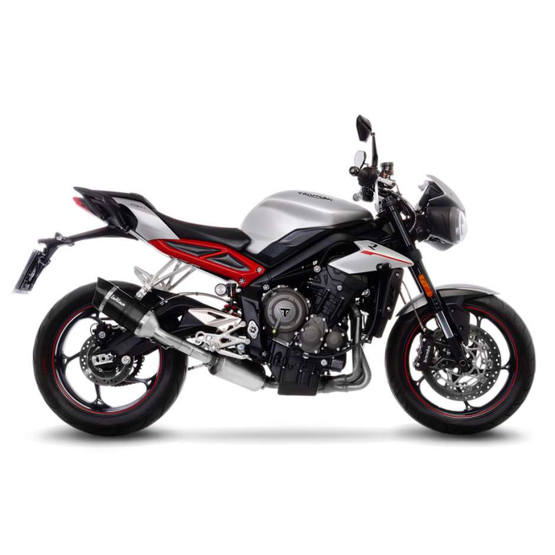LE14287E Scarico - Silenziatore LV Pro - Carbonio TRIUMPH Street Triple 765 S 765 2017 2022 LEOVINCE