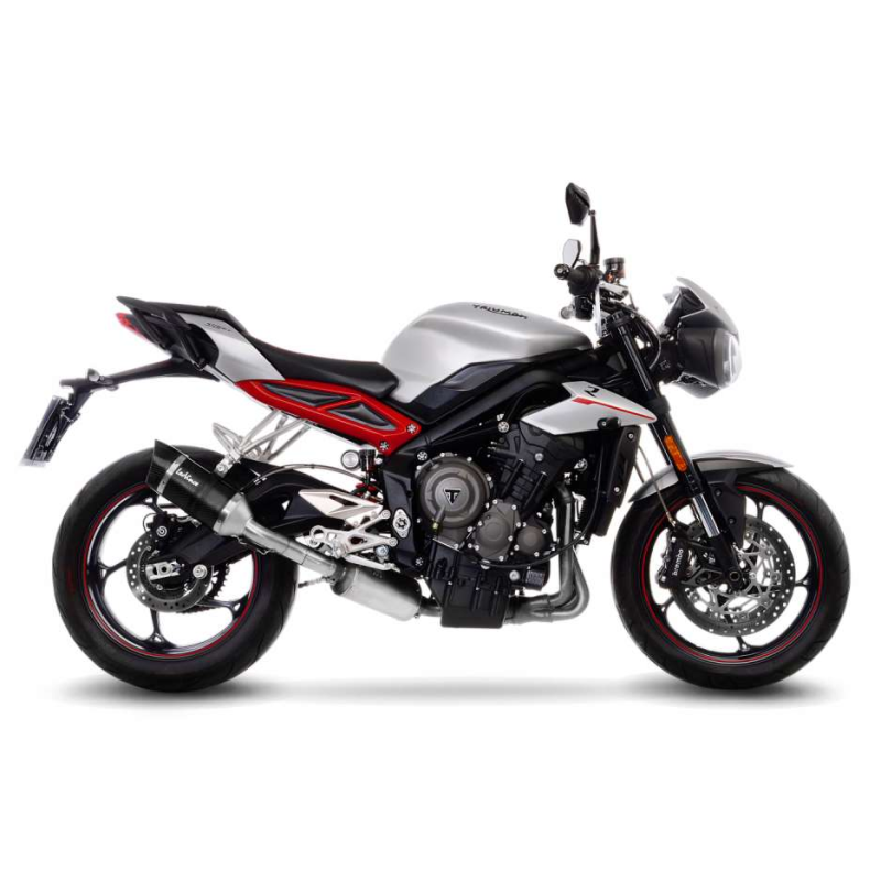 LE14287E Scarico - Silenziatore LV Pro - Carbonio TRIUMPH Street Triple 765 S 765 2017 2022 LEOVINCE