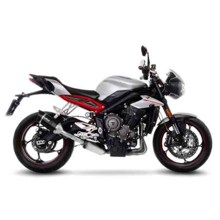 LE14287E Scarico - Silenziatore LV Pro - Carbonio TRIUMPH Street Triple 765 S 765 2017 2022 LEOVINCE