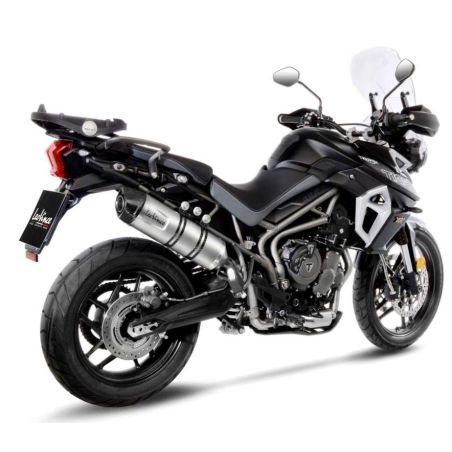LE14276E Scarico - Silenziatore LV One Evo - Inox TRIUMPH Tiger 800 XCA/XCX/XR/XRX/XRT 800 2018 2019