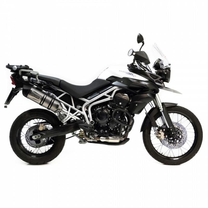 LE8491E Scarico - Silenziatore LV One Evo - Inox TRIUMPH Tiger 800 XCX 800 2015 2016 LEOVINCE