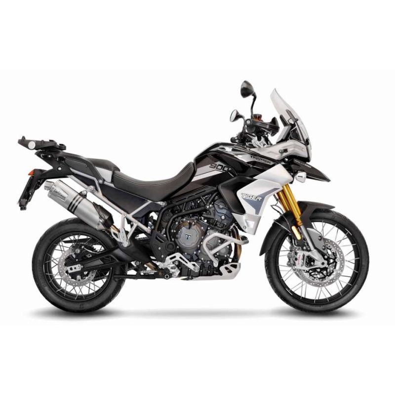 LE14352E Scarico - Silenziatore LV One Evo - Inox TRIUMPH Tiger 900 Rally / Rally Pro 900 2020 2024