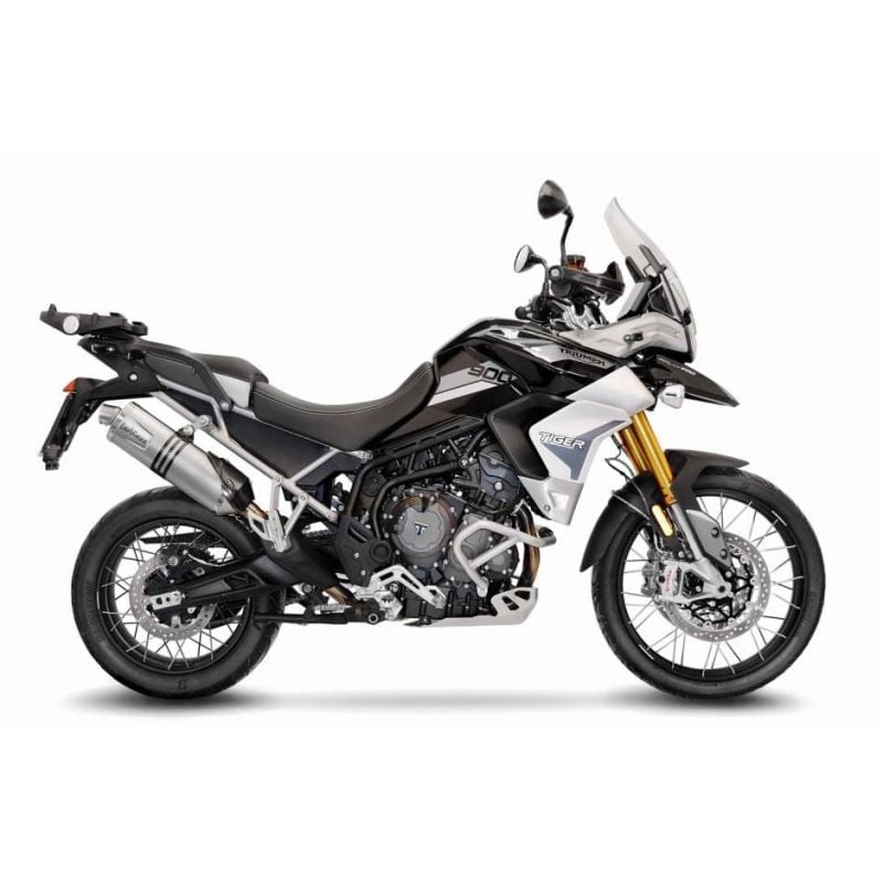 LE14352E Scarico - Silenziatore LV One Evo - Inox TRIUMPH Tiger 900 Rally / Rally Pro 900 2020 2024