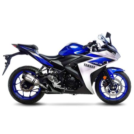 LE14124E Scarico - Silenziatore LV Pro - Inox YAMAHA R3 300 2015 2017 LEOVINCE