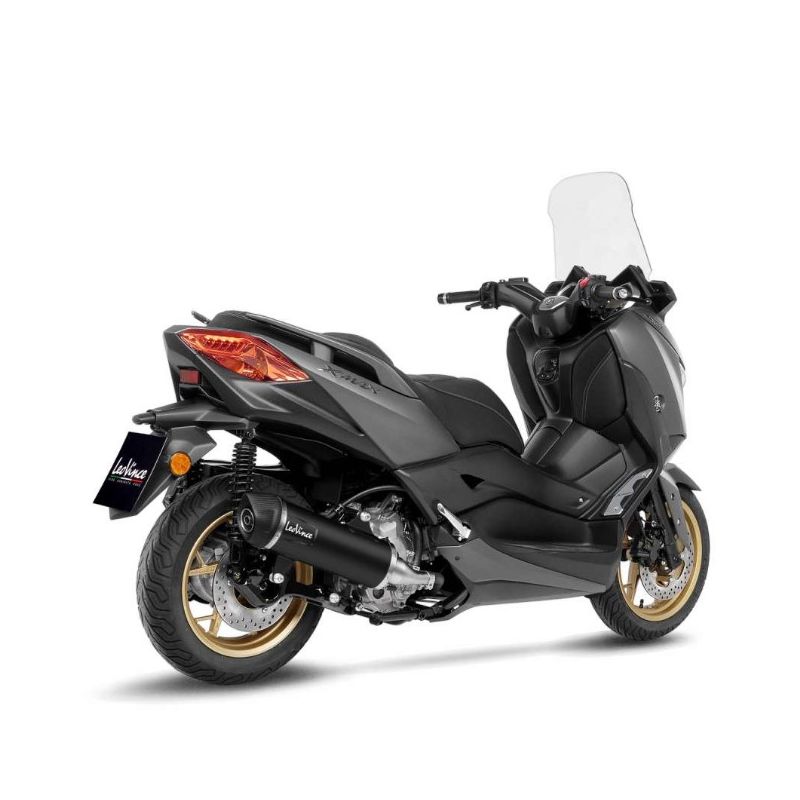 LE14077U Scarico - Silenziatore Nero - Race YAMAHA X-MAX 300 300 2021 2024 LEOVINCE