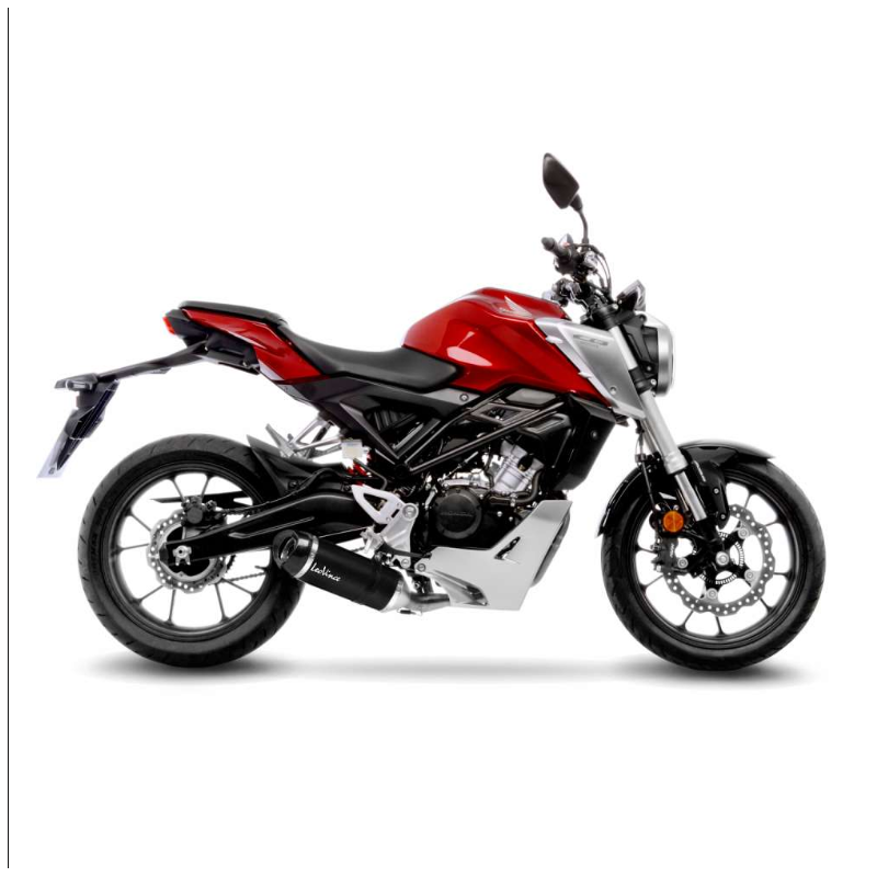LE14246E Scarico Completo Factory S - Carbonio - Corsa HONDA CB 125 R Neo Sports Cafe 125 2018 2020
