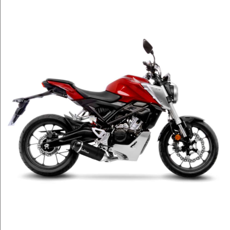 LE14246EK Scarico Completo Factory S - Carbonio HONDA CB 125 R Neo Sports Cafe 125 2018 2020 LEOVINC