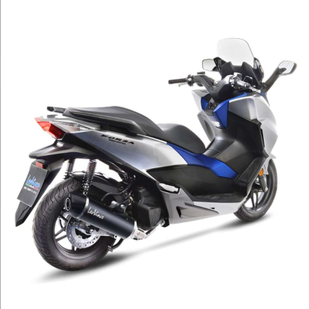 LE14052 Scarico Completo Nero - Race HONDA Forza 125 125 2017 2020 LEOVINCE