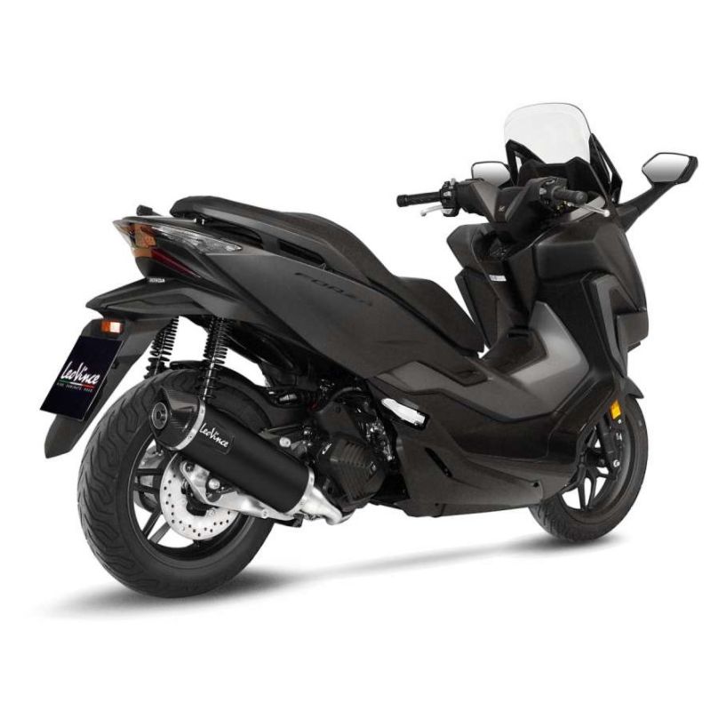 LE14076K Scarico Completo Nero HONDA Forza 125 125 2021 2023 LEOVINCE