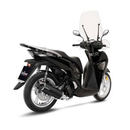 LE14068K Scarico Completo Nero HONDA SH 150 i (2020to ) 150 2020 2023 LEOVINCE
