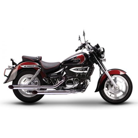 LE2425 Scarico Completo Silver Tail HYOSUNG GV 125 125 2008 2015 LEOVINCE