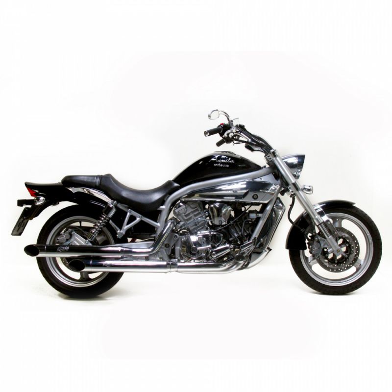 LE2418 Scarico Completo Silver Tail HYOSUNG GV 650 Aquila inj. 650 2007 2008 LEOVINCE