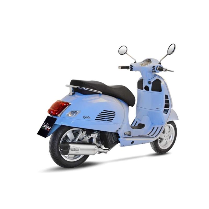 LE14358E Scarico Completo LV One Evo Race - Inox PIAGGIO Vespa GTS 125 (to 2020) 125 2017 2020 LEOVIN