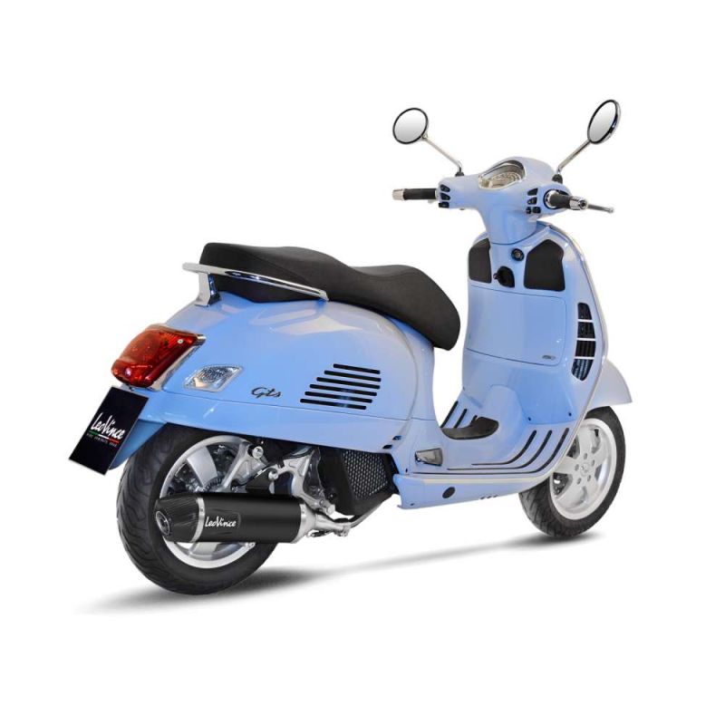 LE14069K Scarico Completo Nero PIAGGIO Vespa GTS 150 150 2017 2020 LEOVINCE