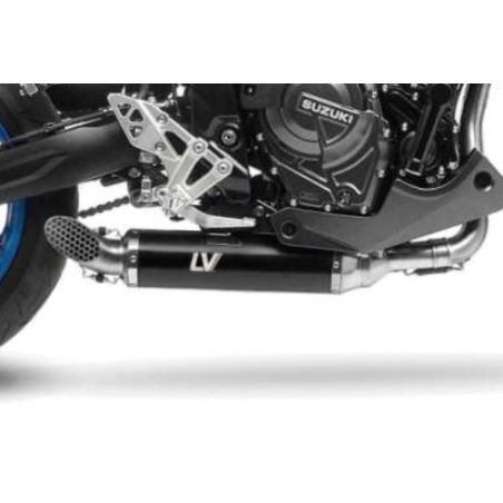 LE14442EB Scarico Completo LV Race de-kat - Inox - corto SUZUKI GSX-8S 800 2023 2024 LEOVINCE