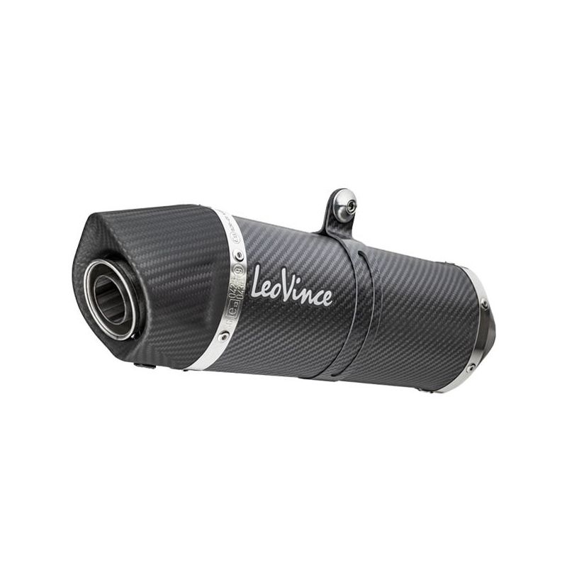 LE14386E Scarico Completo LV One Evo Race - Carbonio TRIUMPH Trident 660 660 2021 2024 LEOVINCE